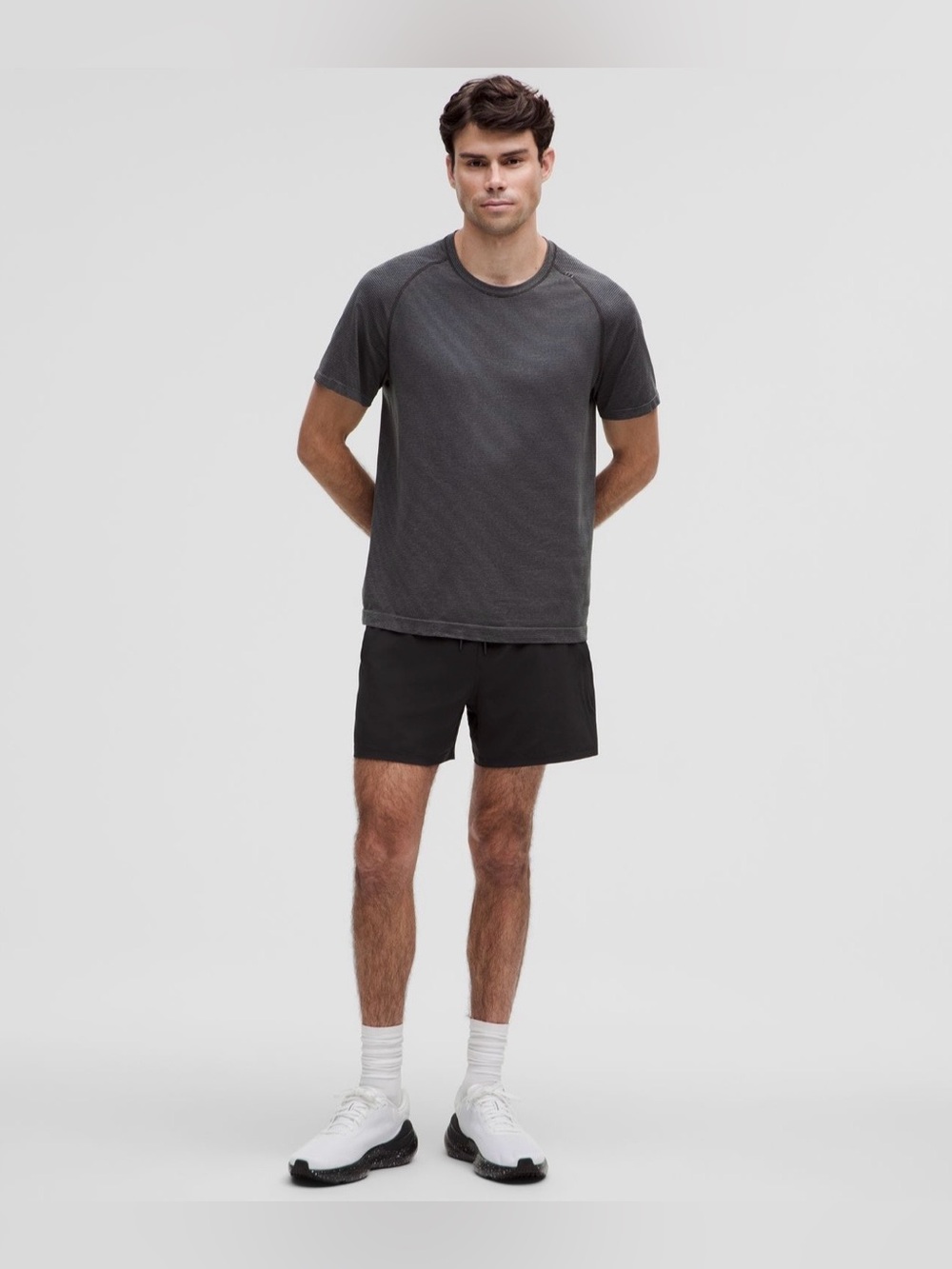 lululemon Pace Breaker Lined Short 7" in black